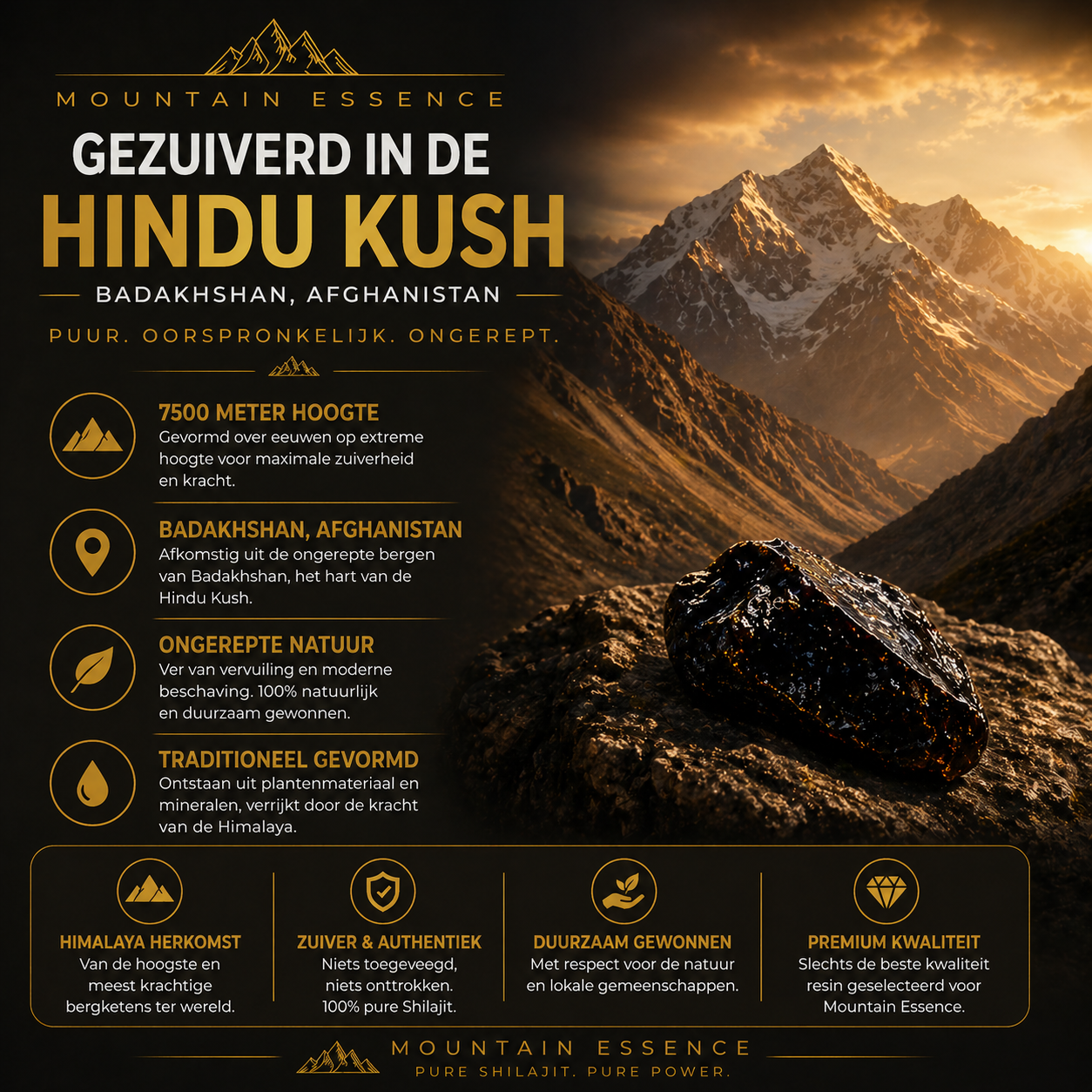 Mountain Essence 100% Pure Shilajit Resin